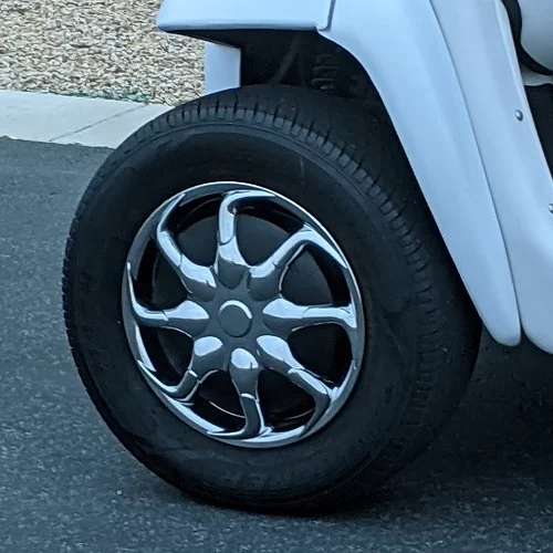 Gem Car 13″ Chrome Hubcap, Set Of 4