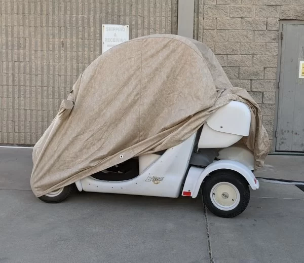 Gem Car 2 Pass Car Cover, Taupe GEM 2 Passenger car cover