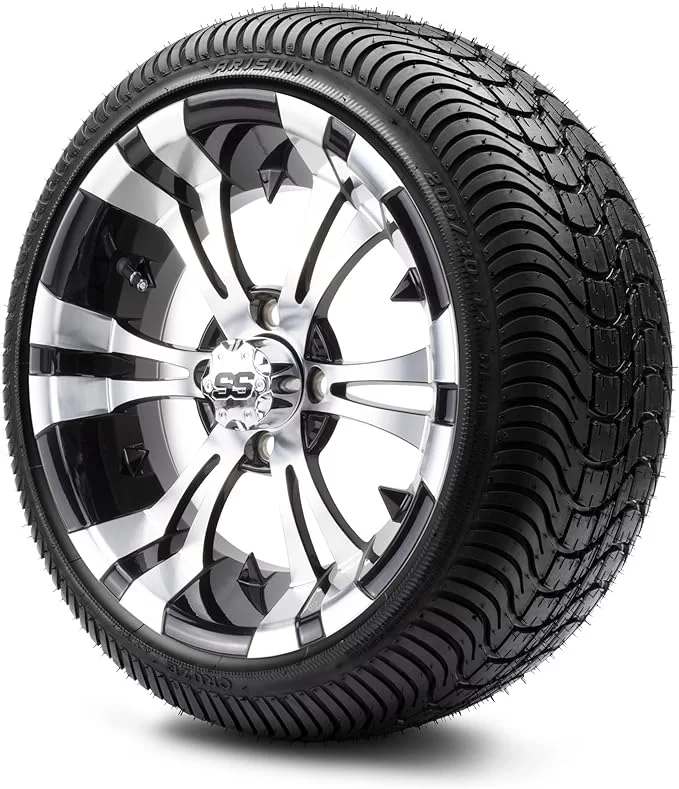 MODZ® Vampire 14″ Golf Cart Wheels and Tires Combo – Set of 4 MODZ® Vampire 14″ Golf Cart Wheels and Tires Combo – Set of 4